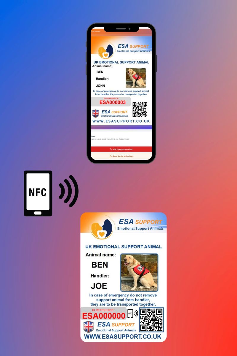 Monthly plan contents — Animal NFC ID card
