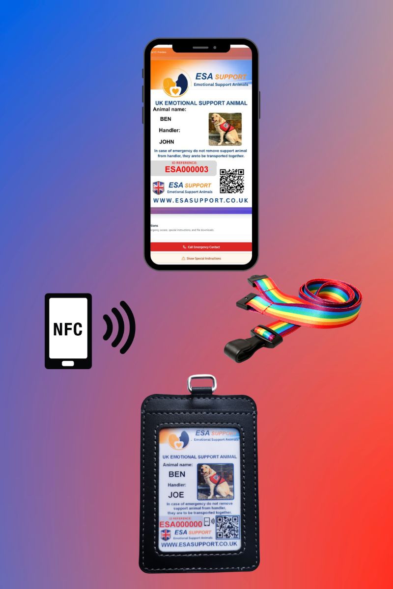 Yearly plan contents — NFC ID card, lanyard and card holder